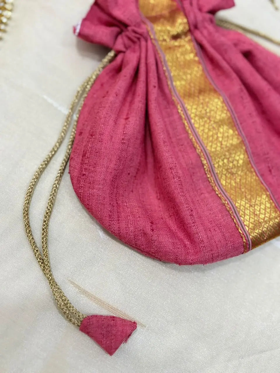 Potali Bags Peach Pink Potali Bag