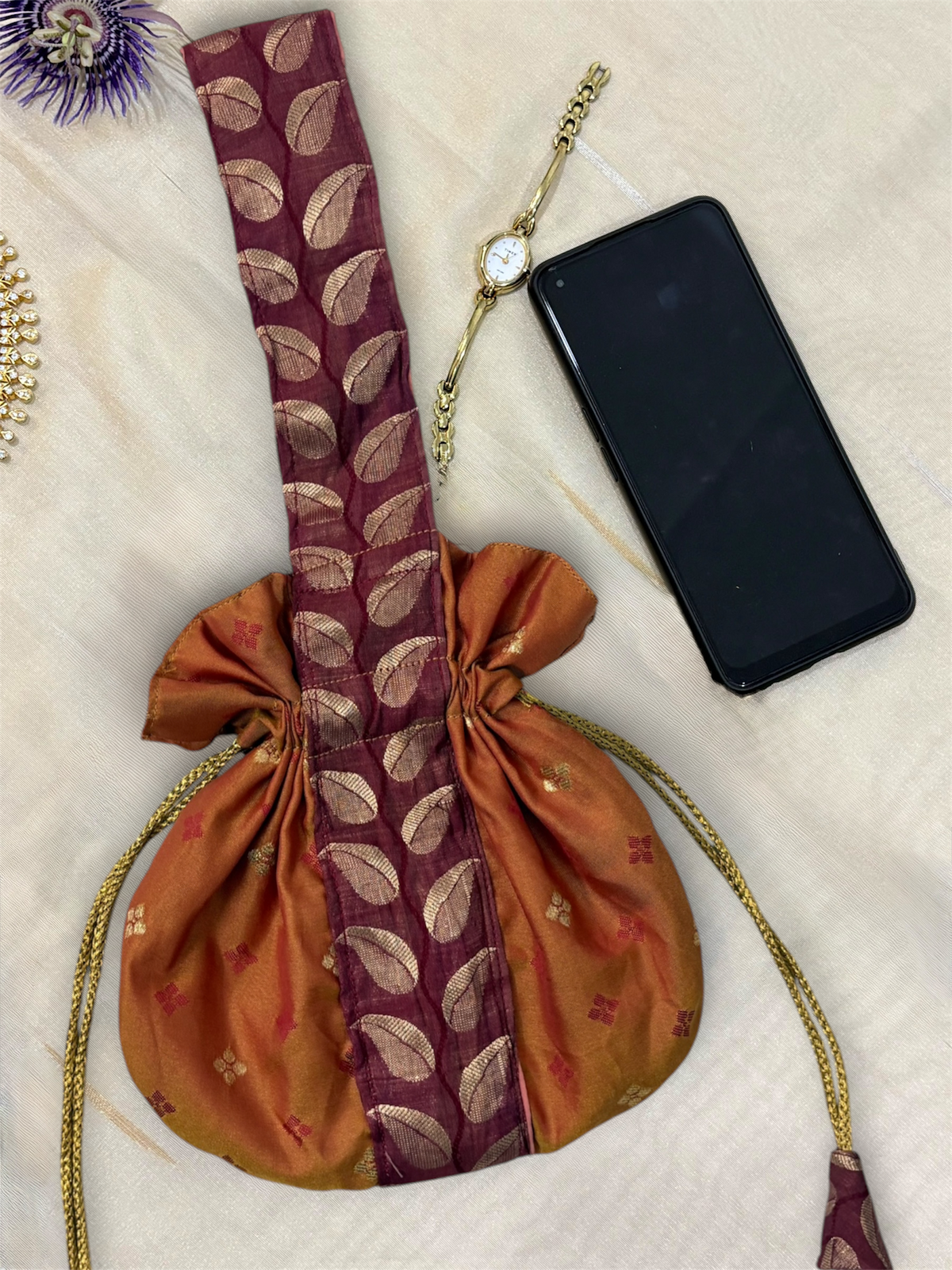 Kesariya Potali Bag