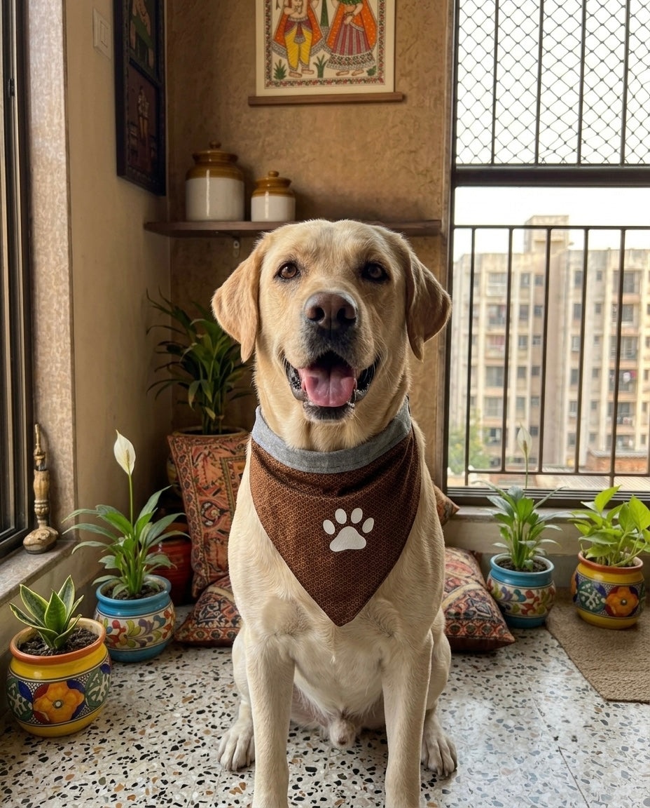 Pet Accessories Khunn Paw Dog Bandana | Cotton Pet Bandana