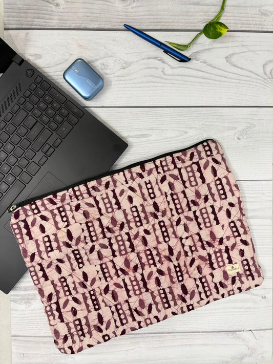 Pankhuri Geometric Laptop Sleeve (Max) TradzEco