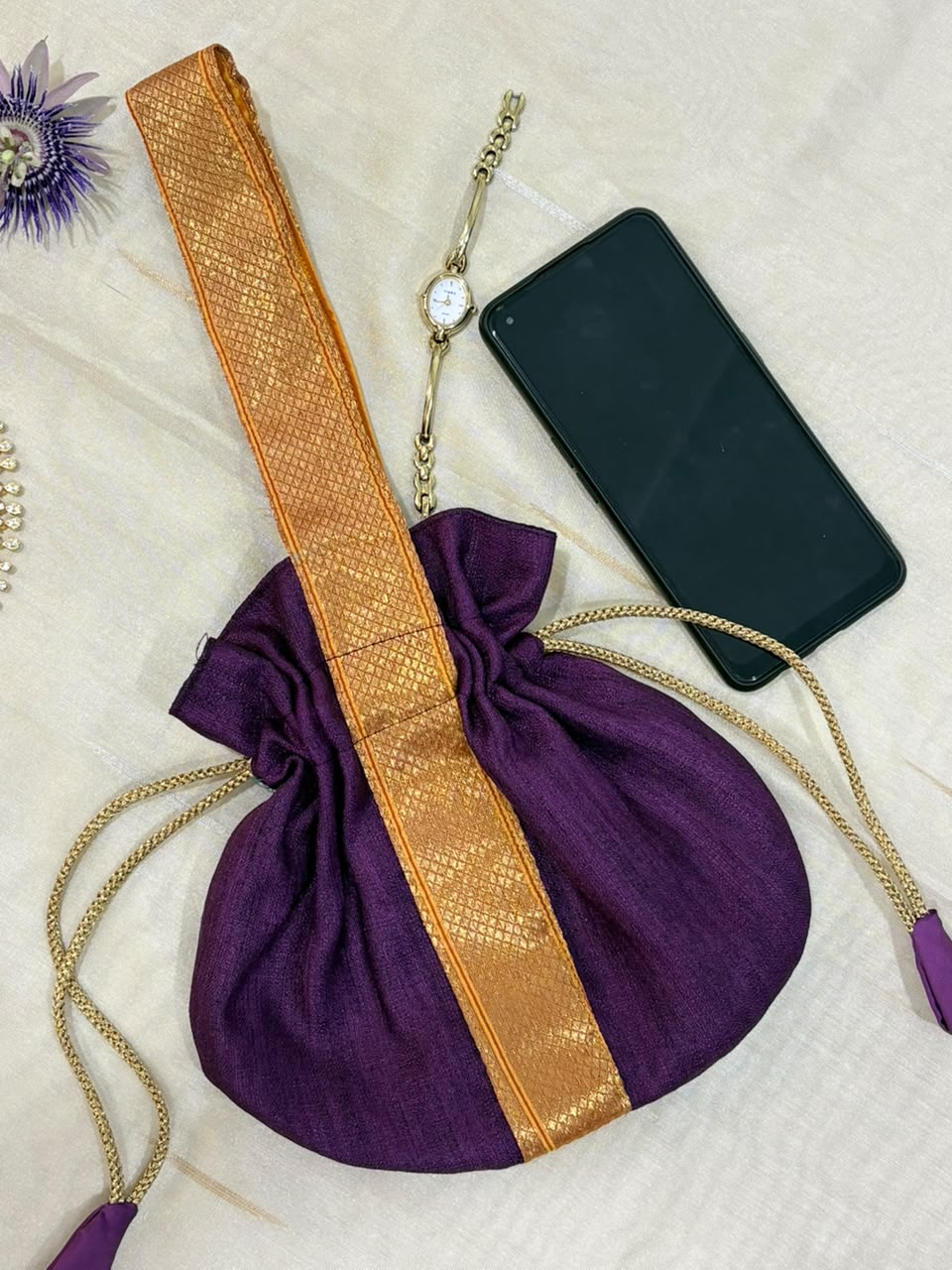 Royal Orchid Potali Bag TradzEco