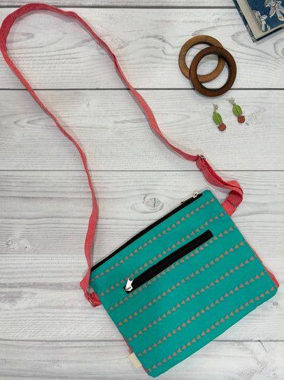 Aqua Blush Skirt Sling Bag TradzEco