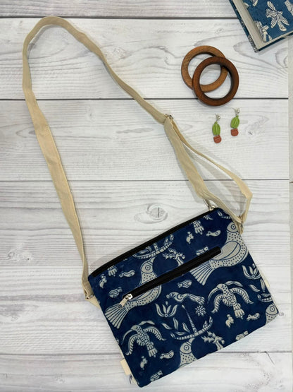 Blue Finch Skirt Sling Bag TradzEco