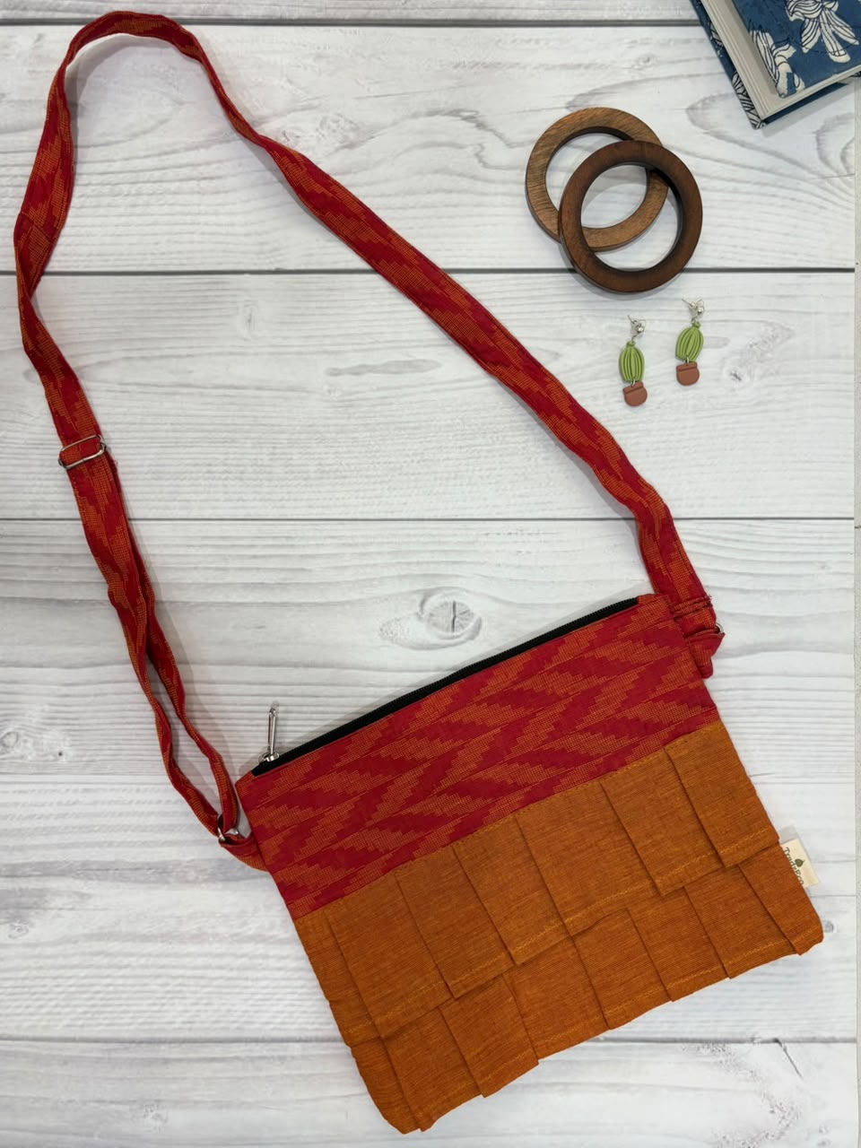 Saffron Spice Skirt Sling Bag TradzEco