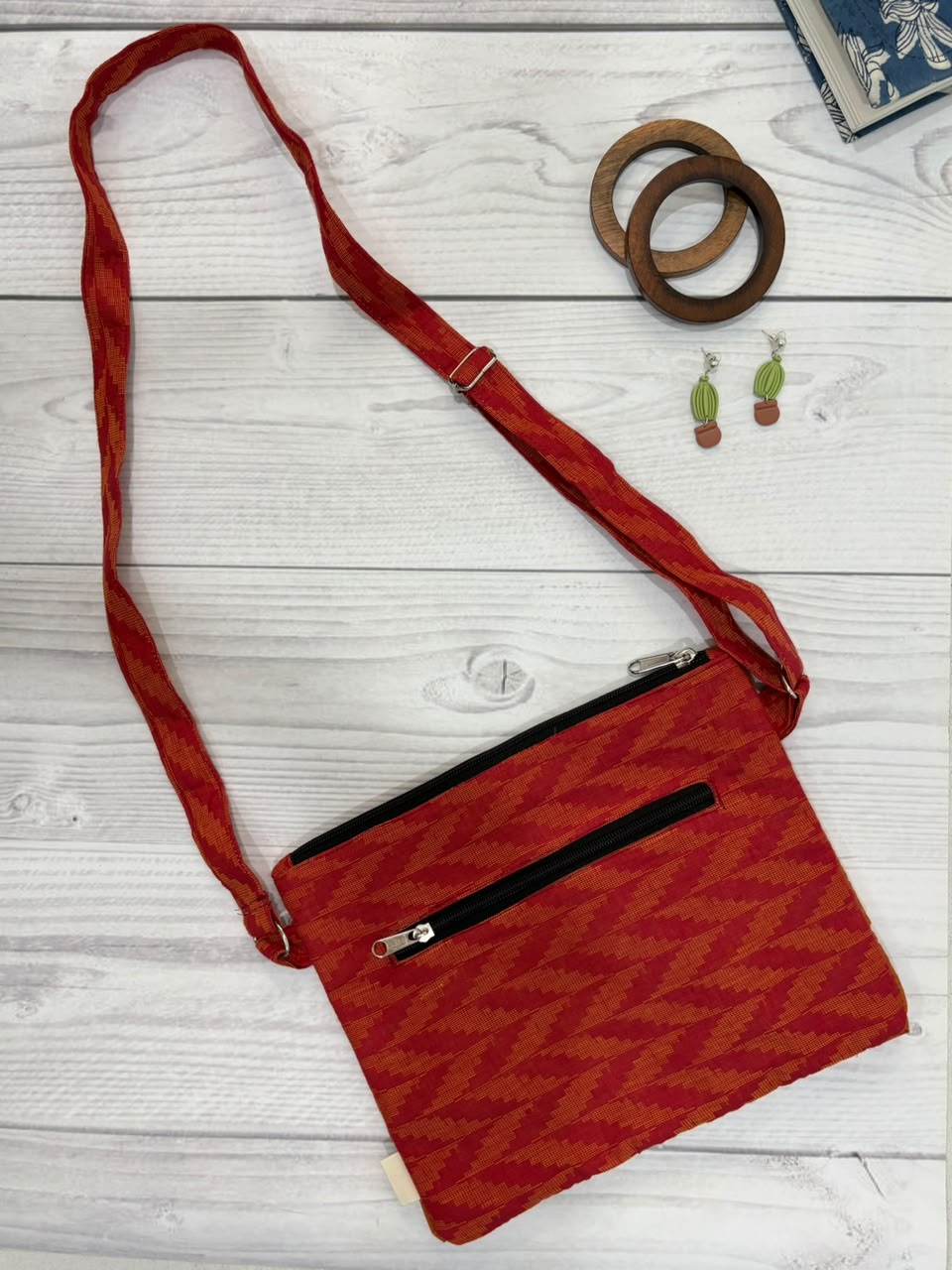 Saffron Spice Skirt Sling Bag TradzEco