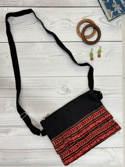 Crimson Noir Skirt Sling Bag TradzEco