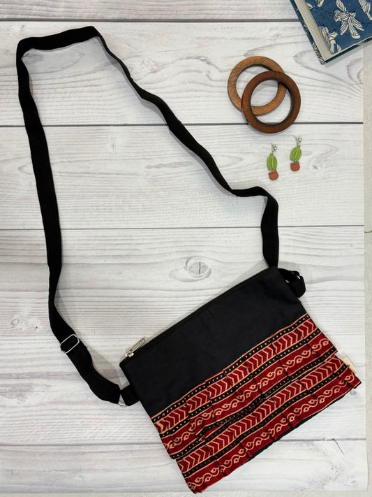 Crimson Noir Skirt Sling Bag TradzEco