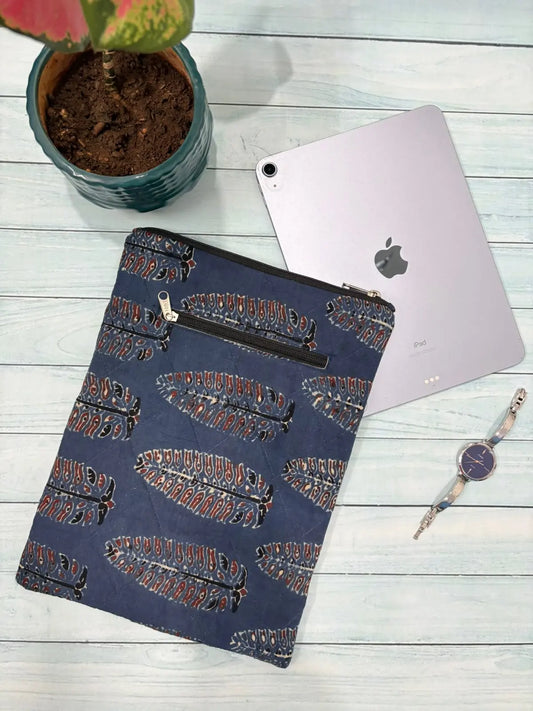 Ipad Sleeves Indigo Feather iPad Sleeve